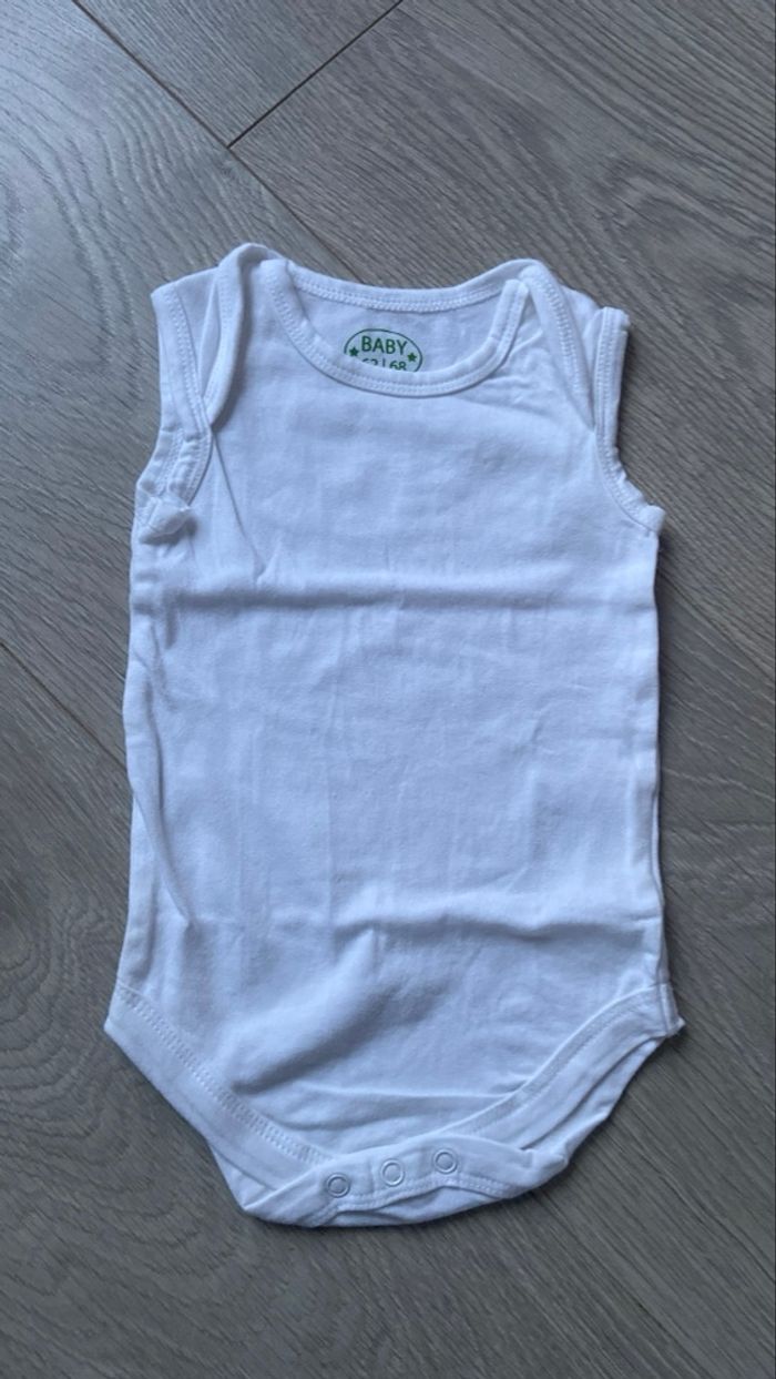 Lot vêtements body bébé fille 0-3 mois été - photo numéro 7