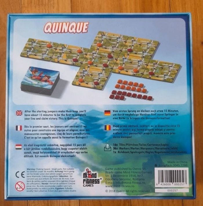 quinque jeu de société - photo numéro 2