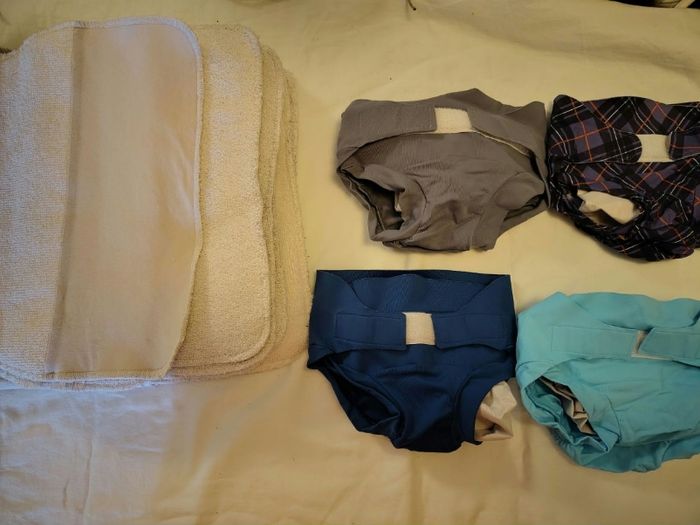 Lot de 4 couches lavables  hamac Taille M - photo numéro 3