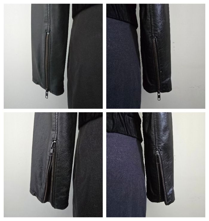 📌 Veste Bombers MANGO Cuir & Daim - photo numéro 8