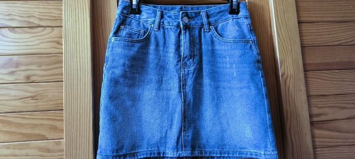 Mini jupe jean