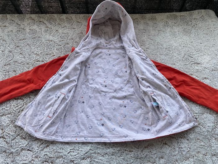 Veste coton réversible Obaïbi dinosaure 3 ans 98 cm - photo numéro 3