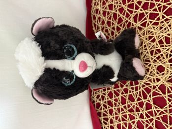 NICI Doudou - Peluche GLUBSCHIS mouffette Suppi 15cm, avec des Grands Yeux Scintillants