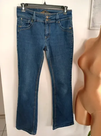 Jeans Denim jambes large Taille L🌿💝