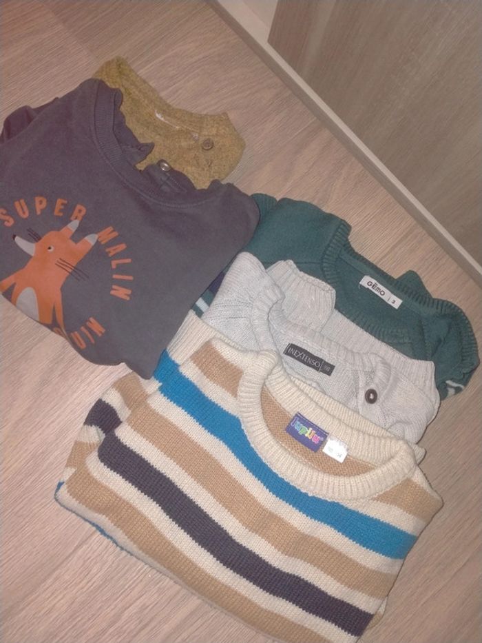Lot pull garçon