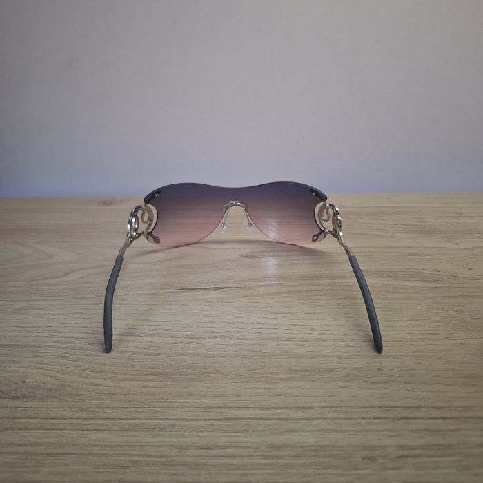 Lunettes de Soleil Serpent - Y2K Vintage 90s-2000s - Unisexe Sunglasses - Verres Teintés - photo numéro 2