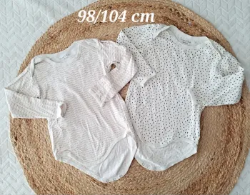 Lot de 2 bodies 98/104 cm