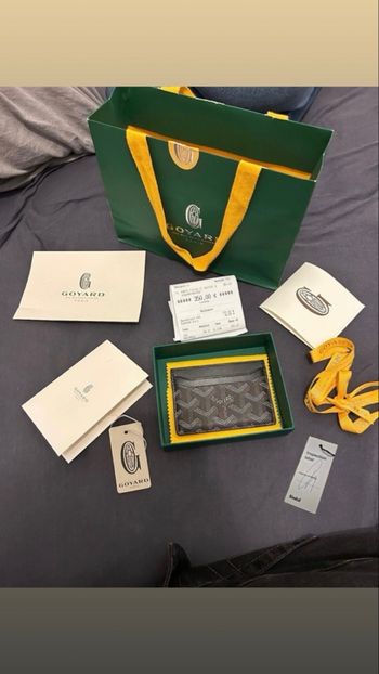 Porte carte Goyard insert noir 
