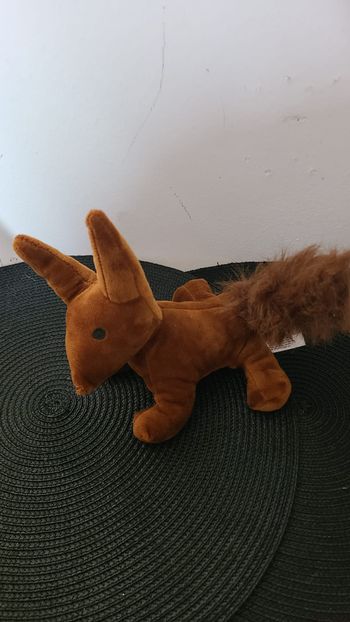 Doudou peluche Renard marron Le Petit Prince