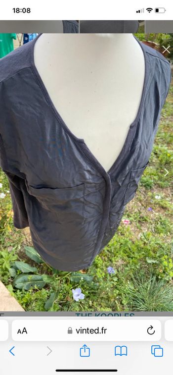 top soie neuf the kooples M