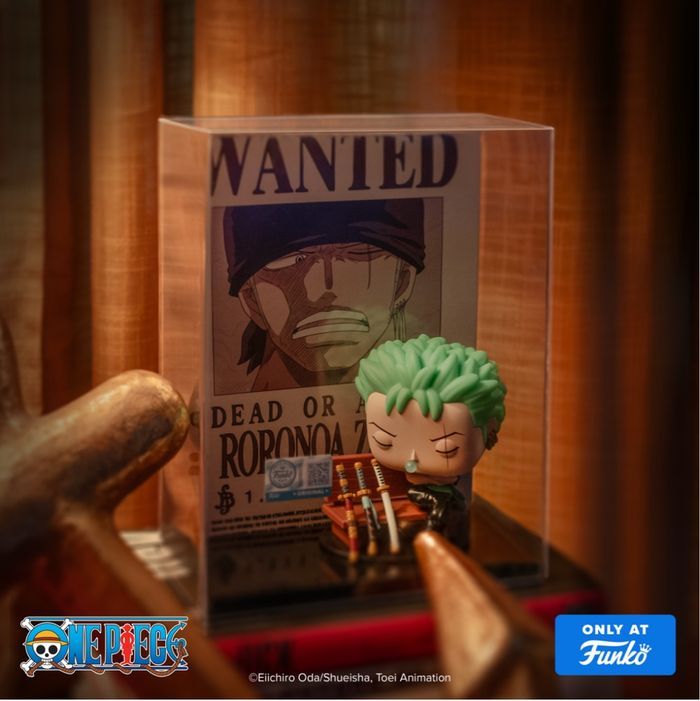 Funko Pop One Piece Roronoa Zoro Wanted Poster - photo numéro 2