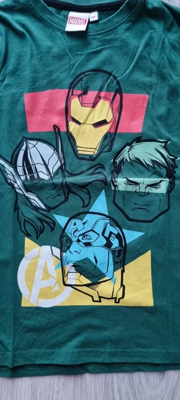 Tee-shirt ML Marvel neuf 8ans - photo numéro 3
