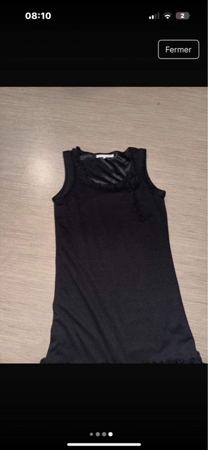 Robe épaisse noir patrick breal taille 36 - photo numéro 4
