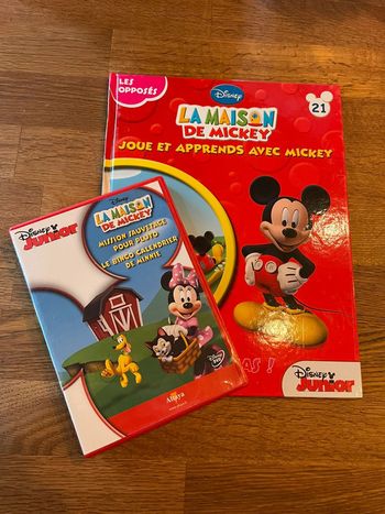 Livre Disney Junior La maison de Mickey Numero 21 avec le DVD Numéro 21