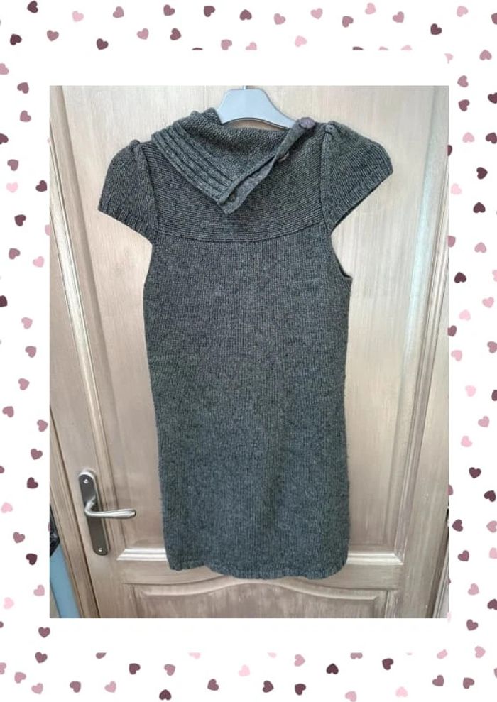 Robe en laine IKKS taille S grise - photo numéro 12
