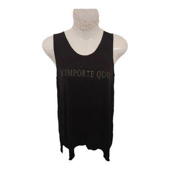 Débardeur noir " N'importe quoi " taille M - Miss Glammy