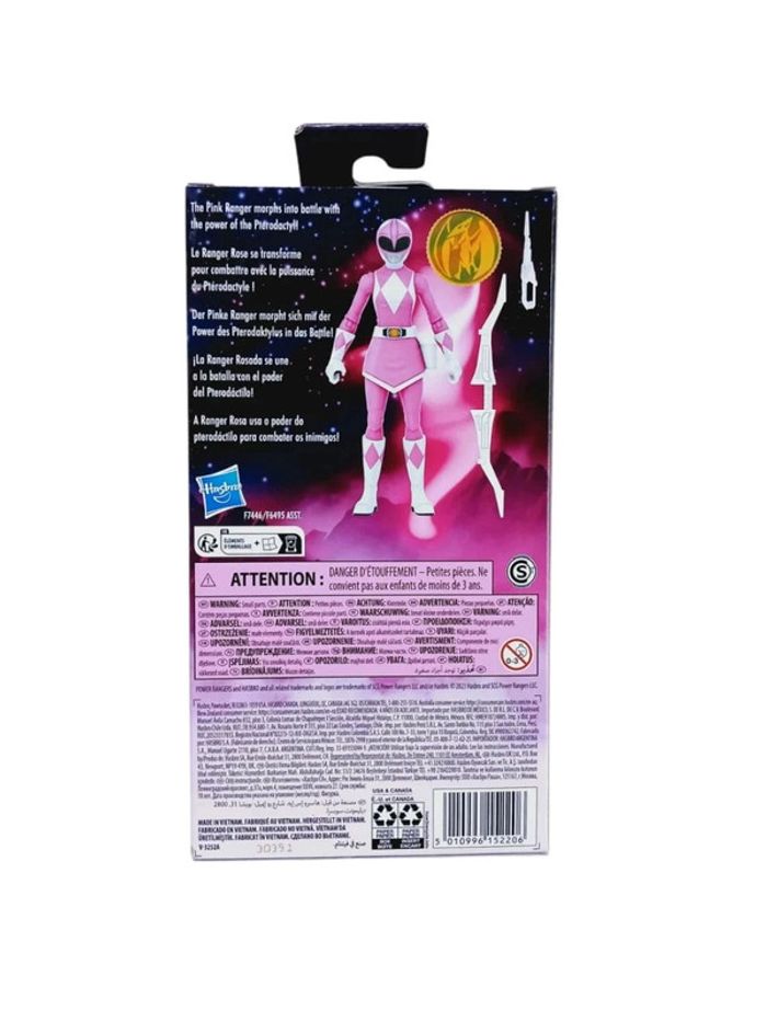 Figurine Power Rangers Pink Ranger Mighty Morphin 30th anniversary VHS box - photo numéro 2