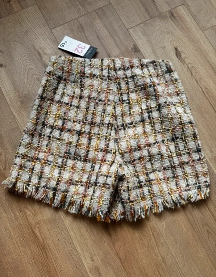Short en tweed multicolore - photo numéro 2