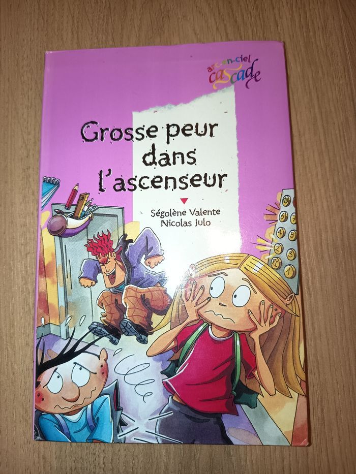 Livre roman enfant, Grosse peur dans l'ascenseur, Éditions Rageot - photo numéro 1