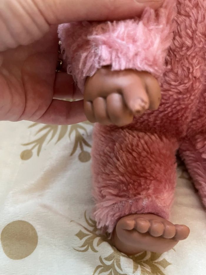 Peluche vintage Tiemi rose - photo numéro 2