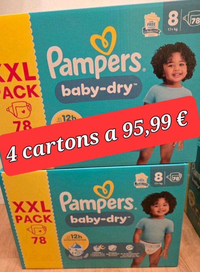 Pampers taille 8