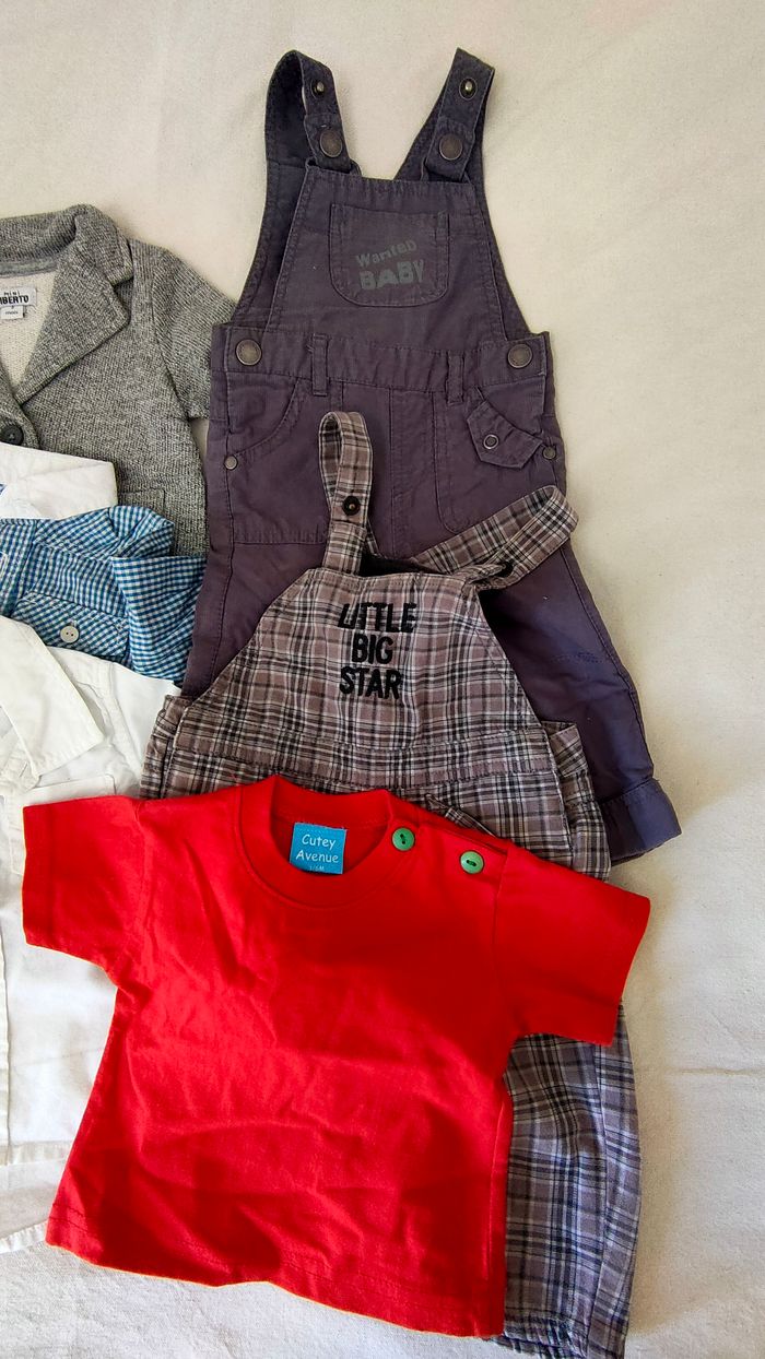 Lot 9 vêtements bébé garçons 3 mois - photo numéro 4