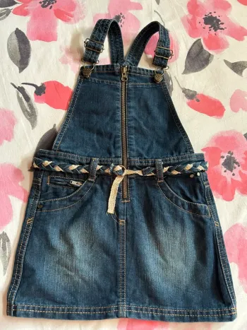 Robe salopette jean