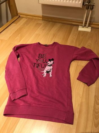 Sweatshirt fuschia