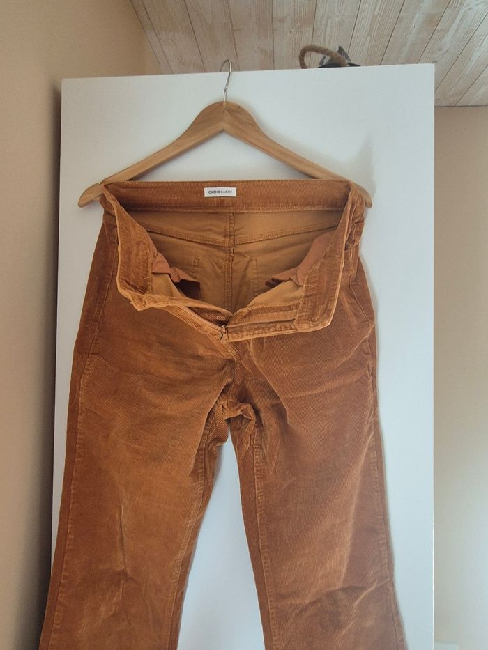 Pantalon velours femme
