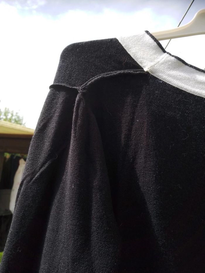Pull blanc et noir femme - photo numéro 13