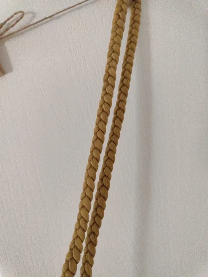 Ceinture cordon tressée dorée à nouer American Apparel - photo numéro 3
