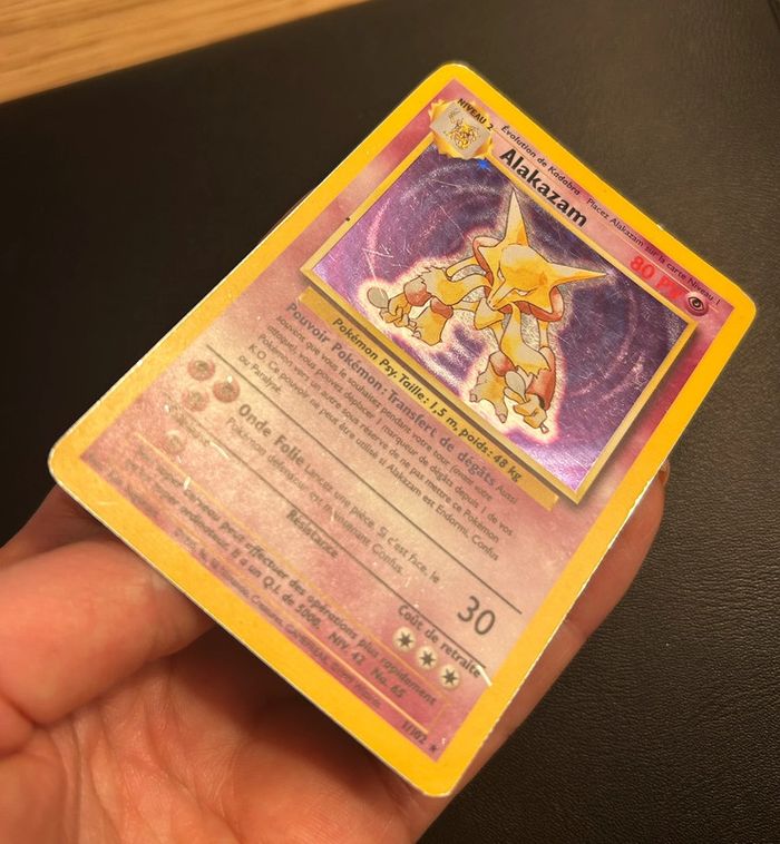 Carte Pokémon Alakazam 1/102 - photo numéro 5