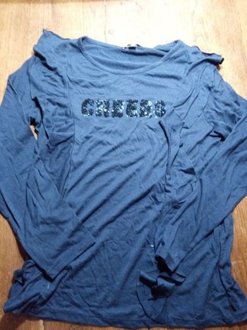 T-shirt manches longues volant