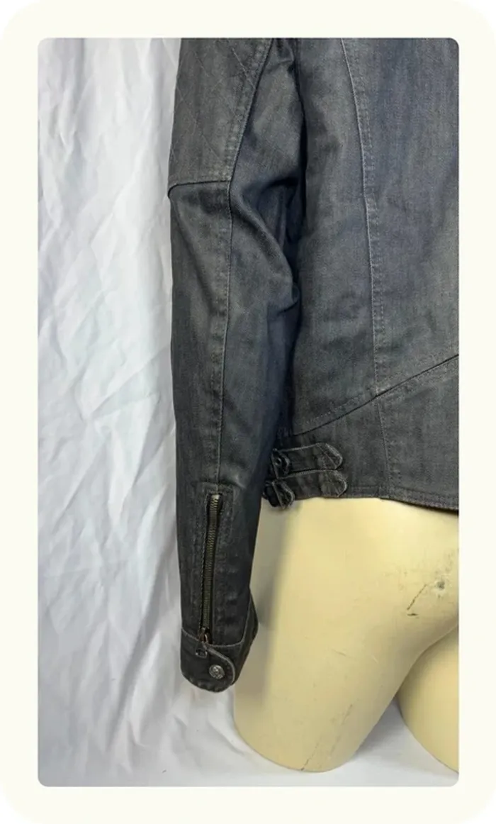 Veste en jean biker homme Levi's Taille L - photo numéro 5