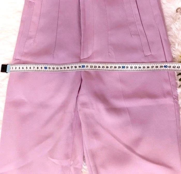 Pantalon Costume Taille Haute Pour Femme. Couleur Lila. Taille XS - photo numéro 7