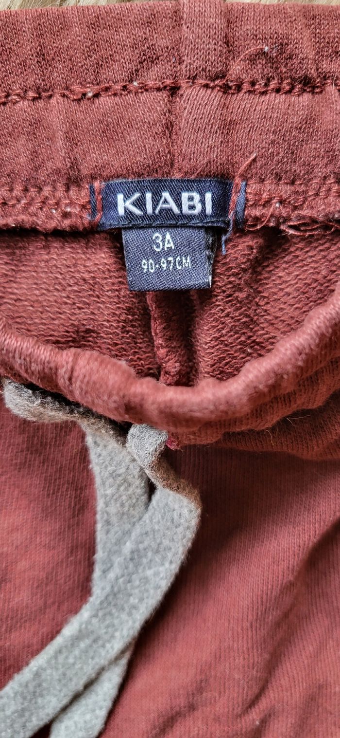 Short molleton bordeaux - photo numéro 2