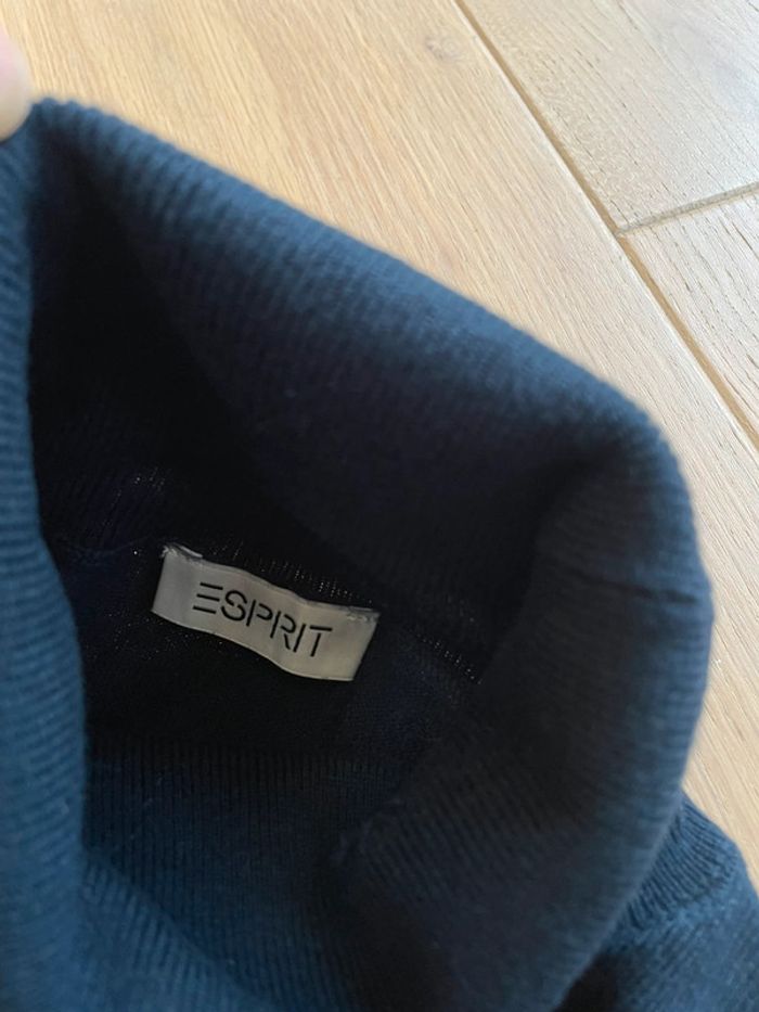 Pull fin col roulé marine - Esprit - L/XL - photo numéro 4