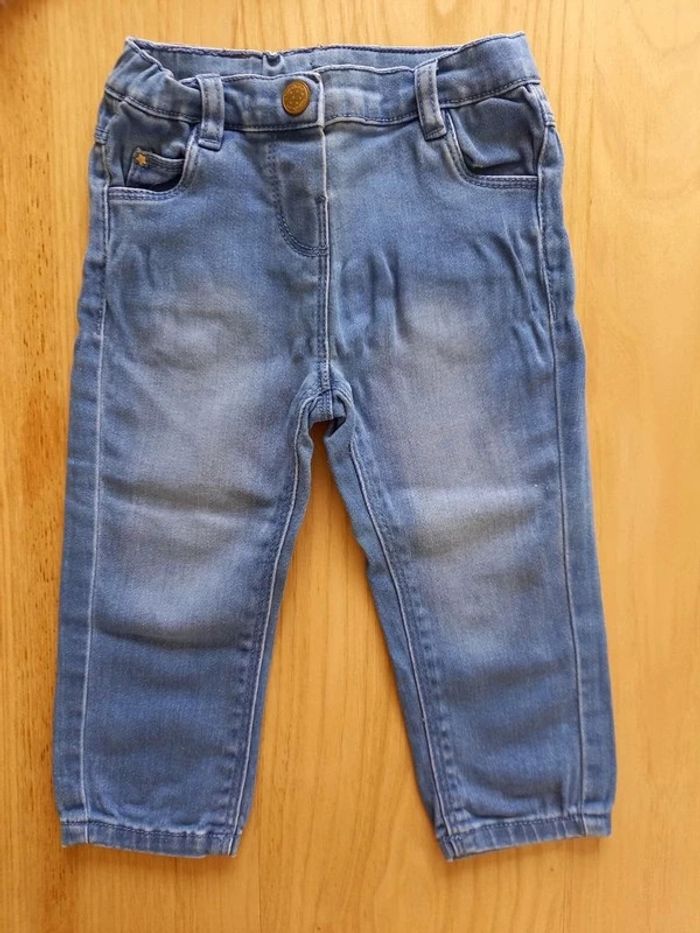 Jean slim et gilet sans manches 9 mois - photo numéro 6