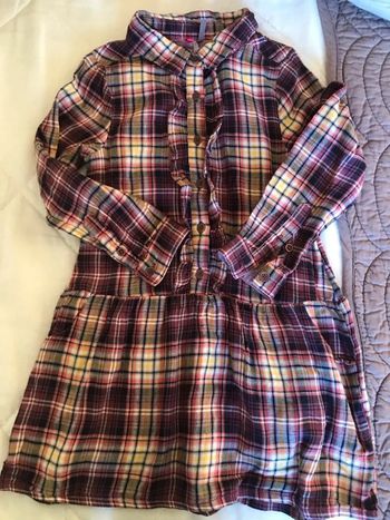 Robe chemise  carreaux