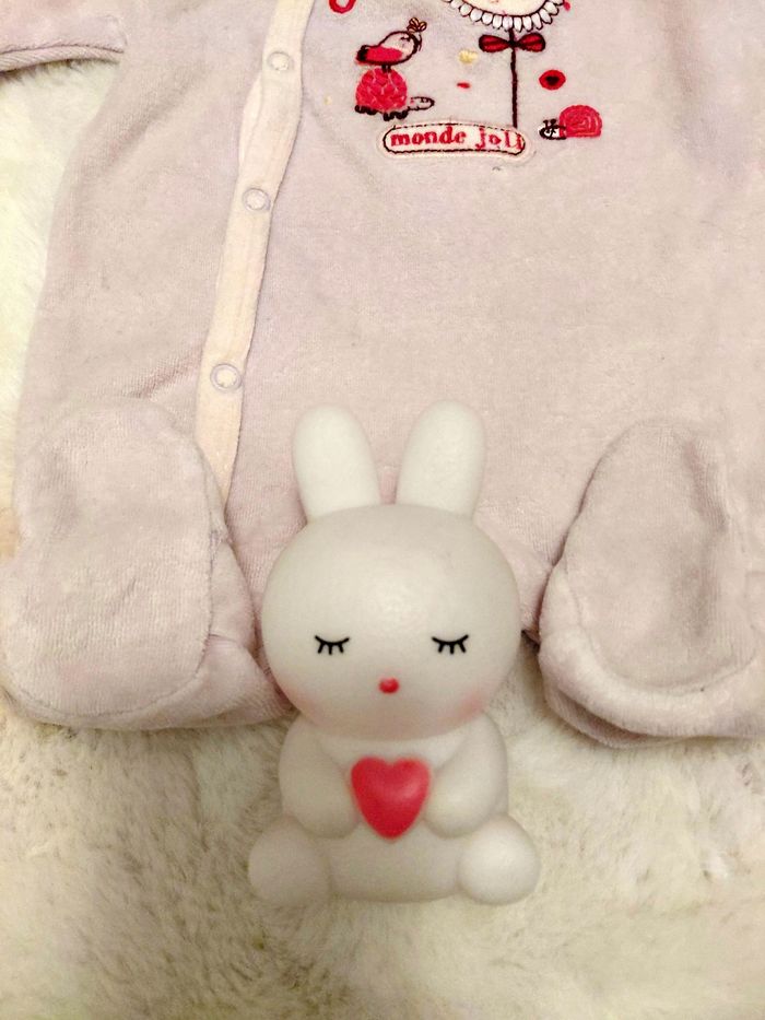 Pyjama fille viole 1 mois - photo numéro 4