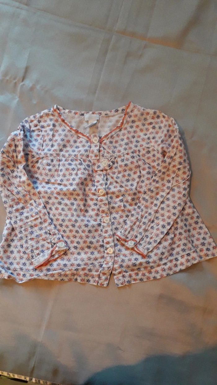 Tunique coton léger manches longues 3 ans/94cm