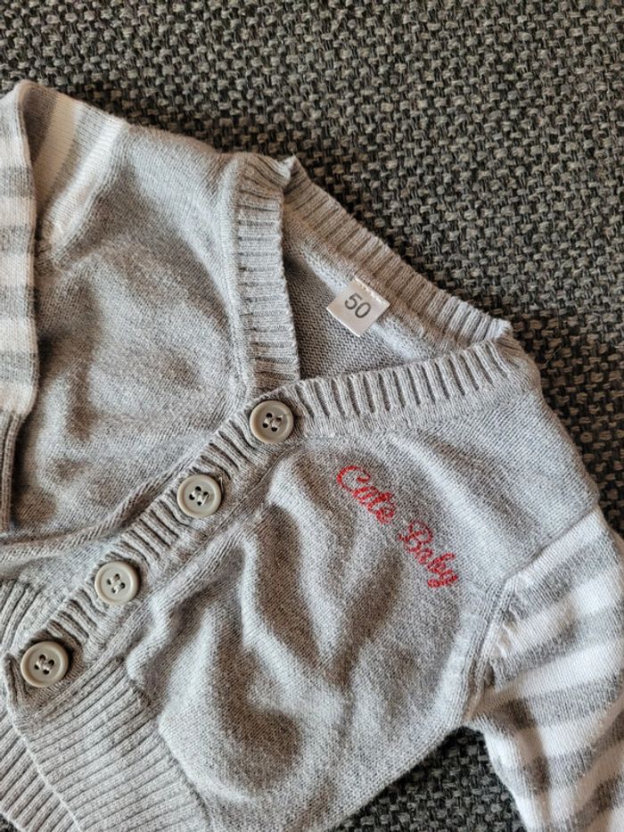 Gilet bébé garçon naissance - photo numéro 3