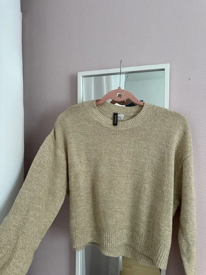 Pull beige neuf H&M - photo numéro 2