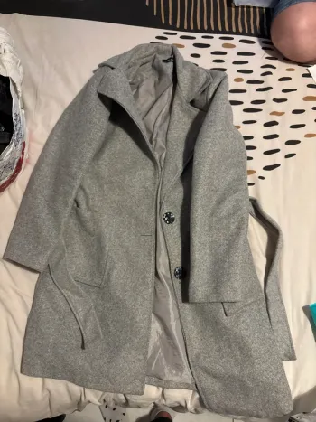 Manteau gris clair en M