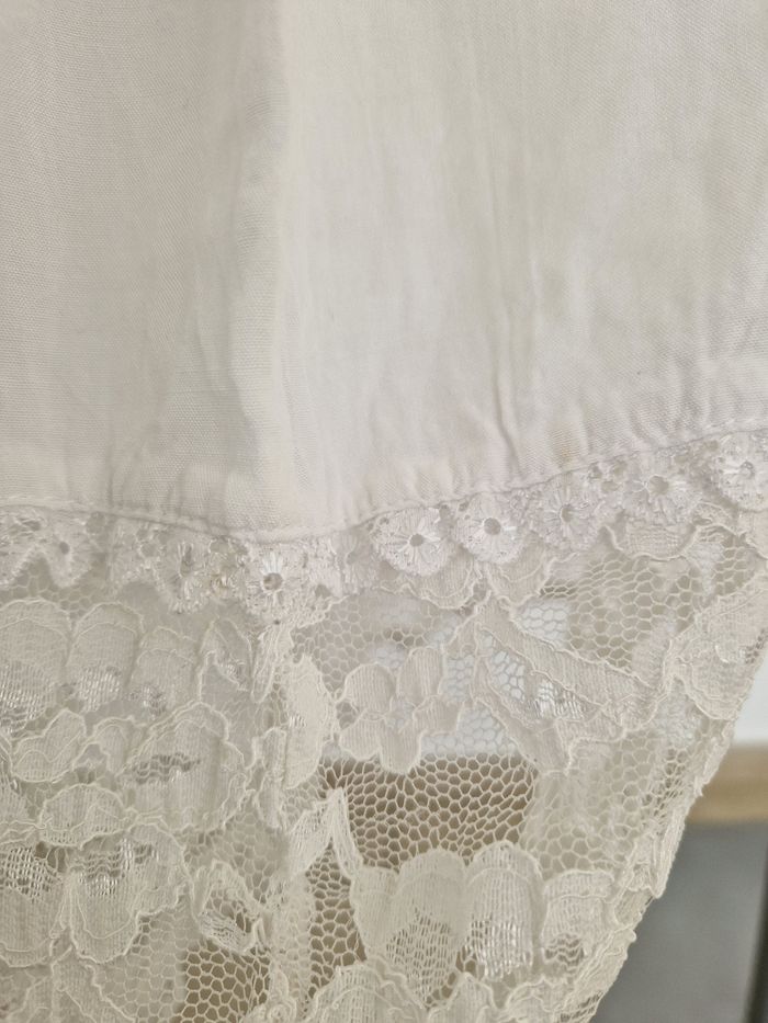 Robe blanche avec dentelle Pacifique Line - photo numéro 6