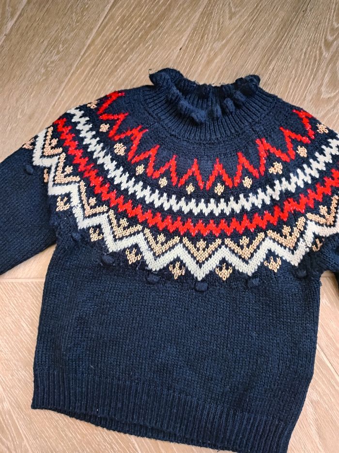 Pull bleu Kiabi 4 ans - photo numéro 2