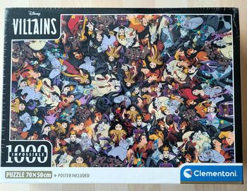 Puzzle Clementoni Disney Vilains Impossible 1000 p