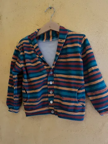 Gilet à rayure fait main - 3 ans - Article Unique