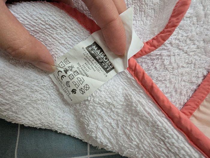 Lot de deux capes de bain petit bateau maison du monde - photo numéro 7