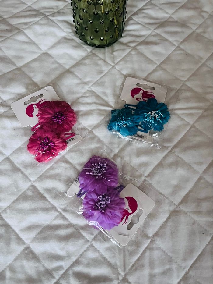 Lot de pinces fleur 🌸 neufs